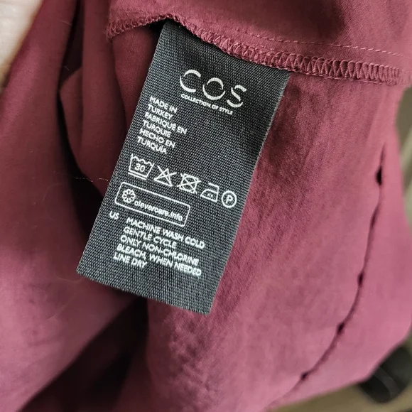 COS Scalloped Trim Layered Ruffle Dress - Picture 8 of 10